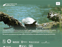 Tablet Screenshot of oregonturtles.com